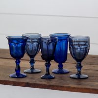 dark blue goblets