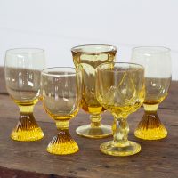 yellow goblets