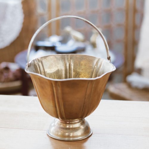 Petite Brass pot holder