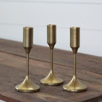eloise gold candle holders