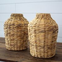 Natural Weave Vases