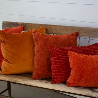 terracotta pillows