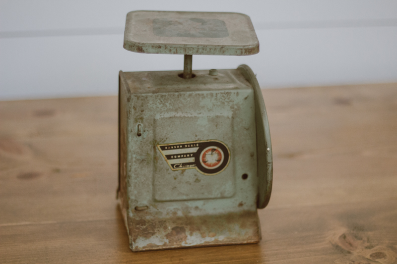 Vintage Kitchen Scale - The TAYLOR'd Home Collection