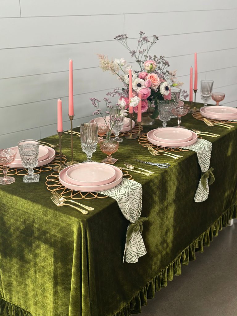 Valentine's Day Tablescapes from Sugar Creek Event Rentals